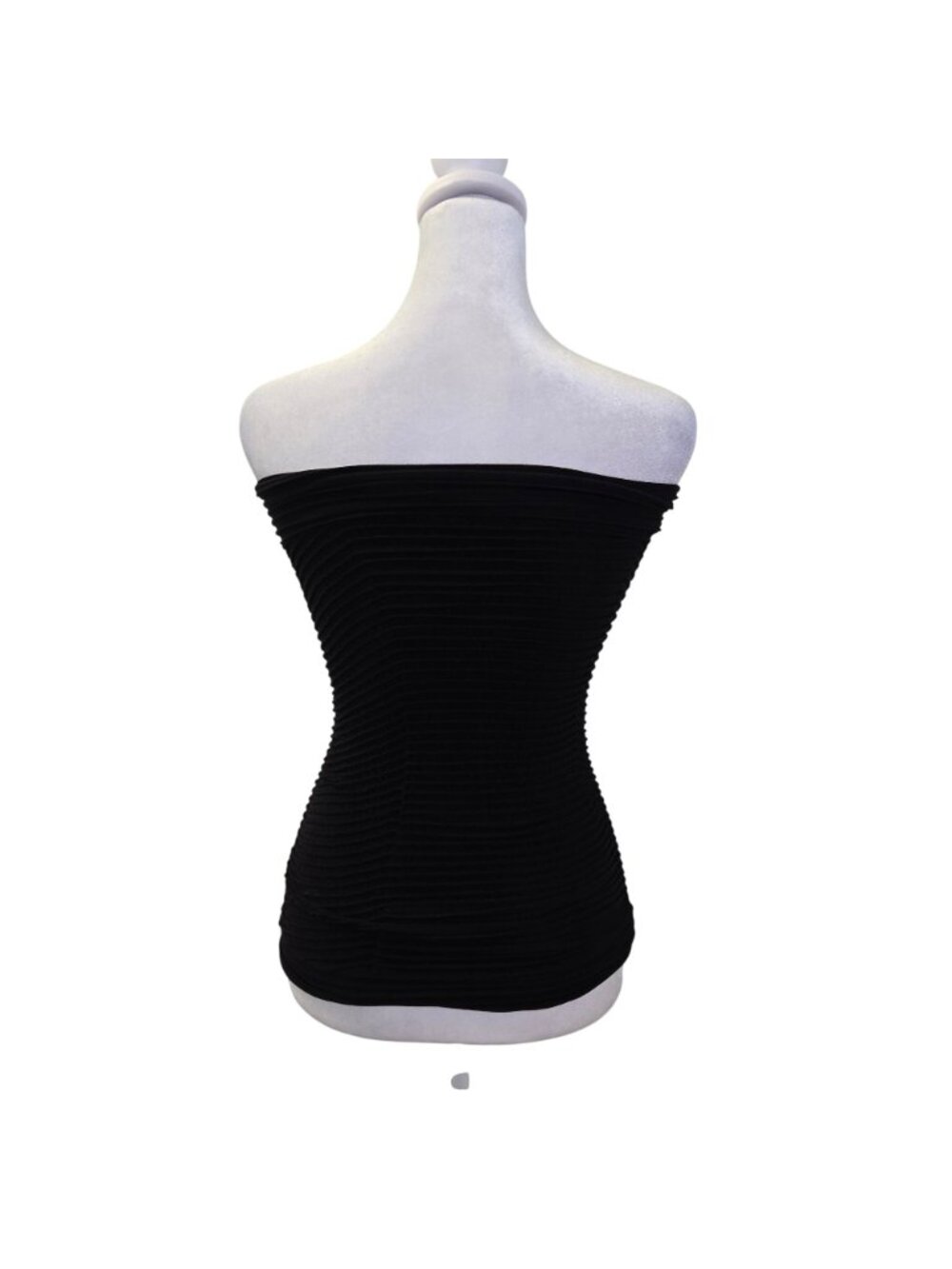 NWOT Nux Ribbed & Ruched Tube Top Size Small - Picture 2 of 4